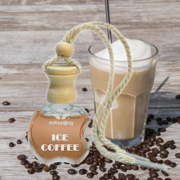 MEGA Autoparfüm ICE COFFEE intensiver Kaffee Duft Autoduft Anhänger Düftöl Lufterfrischer für Auto