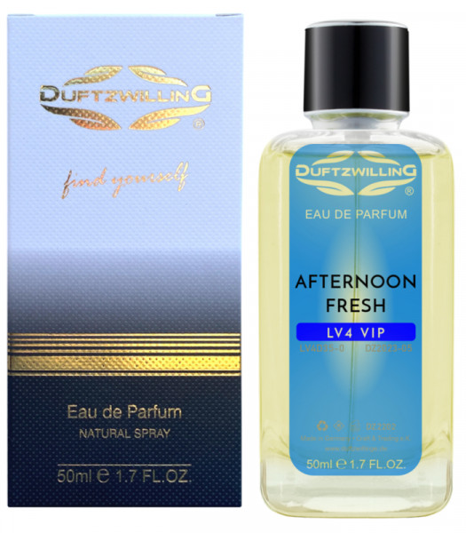 AFTERNOON FRESH - Eau de Parfum für HERREN und Damen UNISEX ~ frisch-zitrisch | LV4 VIP